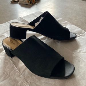 Clark slip on mules